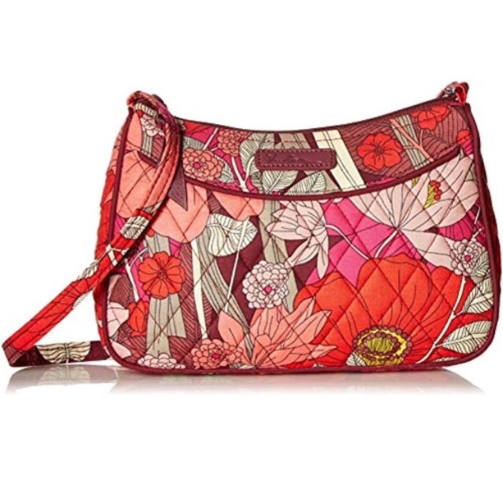 Vera Bradley Little Crossbody in Bohemian Blooms